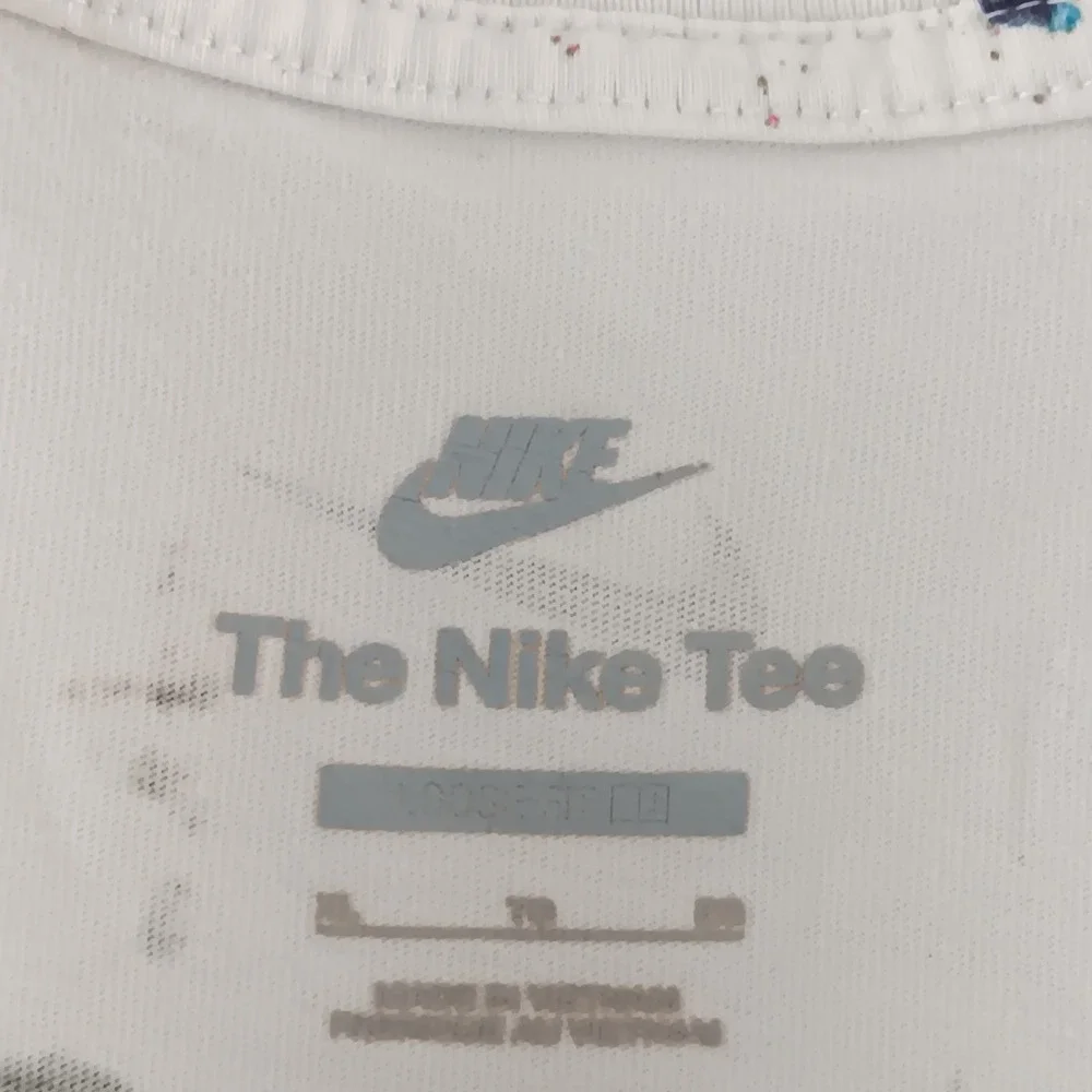 Nike x Futura Breaking Paint Splatter T Shirt Men's XL‎ White Graphic Tee